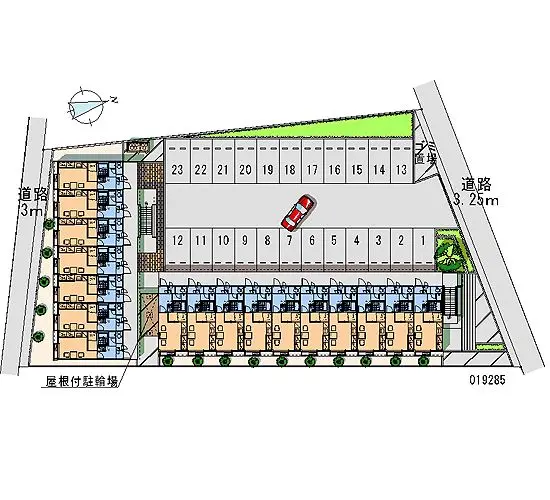 ★手数料０円★岡崎市岡町　月極駐車場（LP）